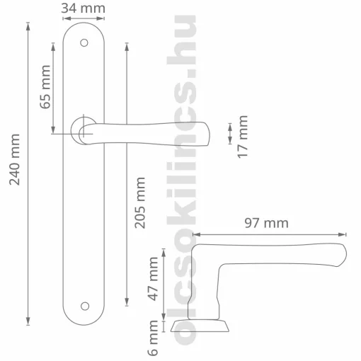 Nosztalgia Pro domború rugós lemezes Réz 55 mm PZ