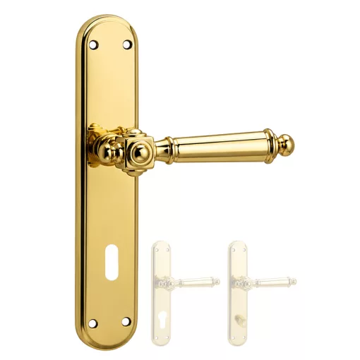 Alt Wien Speciál Mod Ajtókilincs Réz 90 mm BB