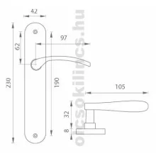 Lana Pajzsos Arany színű 90 mm BB