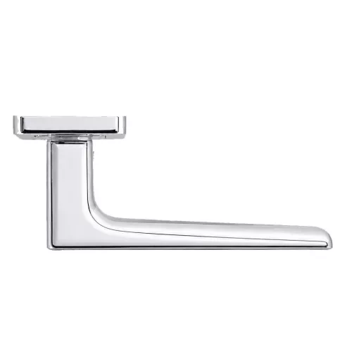 Deco Négyzetrozettás Fényes Króm Fehér betéttel BB