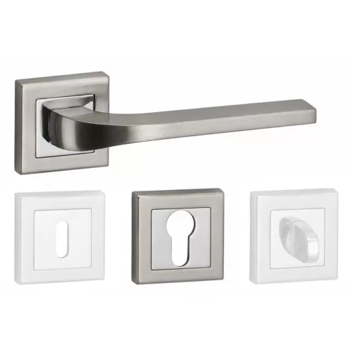 Style Light Négyzetrozettás Szatén Króm Felület PZ