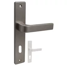 Soleno ajtókilincs pajzsos Nikkel 90 mm BB