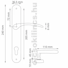 Eva Antik Súrolt Felület 90 mm BB