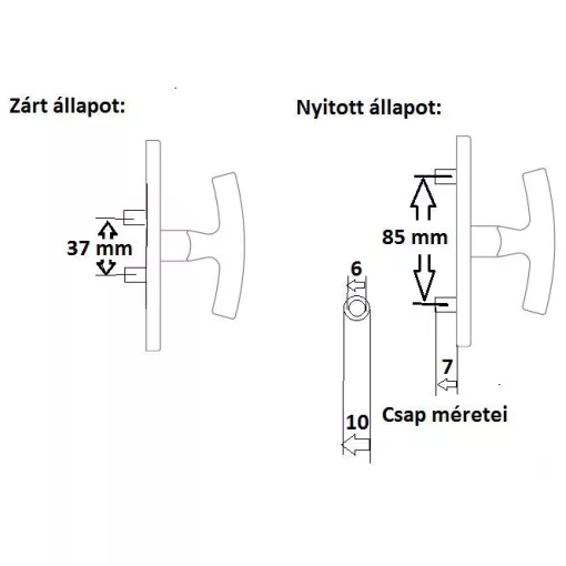 Pinocchio/Elegant Készablak Rúdzá Antikolt Barna (+mechanika)