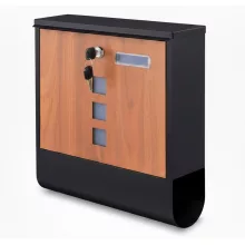 Postaláda Start Design Barna-Fekete