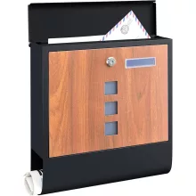Postaláda Start Design Barna-Fekete