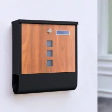 Postaláda Start Design Barna-Fekete