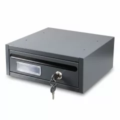 Lépcsőházi Postaláda Fektetett Antracit 27X34X10