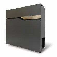 Postaláda Venti Fekete-Ezüst