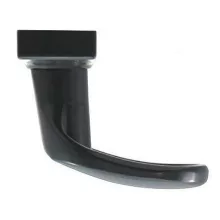 Felix szögletes Biztonsági Bejárati Gomb/ajtókilincs 7016 Antracit 72mm PZ