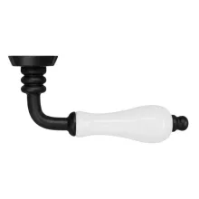 Samoha-Diána Pajzsos Fehér Porcelán Betétes Fekete 90 mm BB