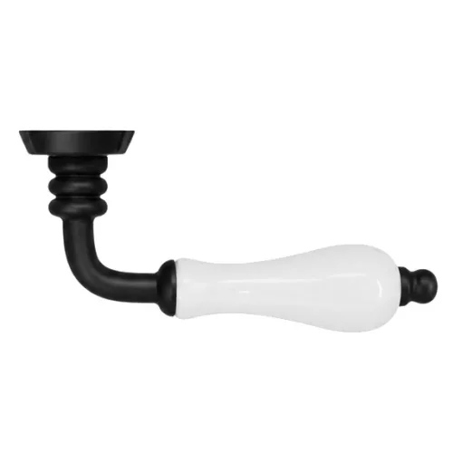 Samoha-Diána Pajzsos Fehér Porcelán Betétes Fekete 90 mm BB