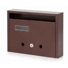 Lépcsőházi Postaláda (Ibiza) 310Mm X 230Mm X 60Mm  Felfele Nyíló Névjegy Bronz