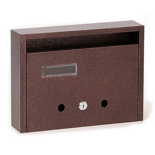 Lépcsőházi Postaláda (Ibiza) 310Mm X 230Mm X 60Mm  Felfele Nyíló Névjegy Bronz