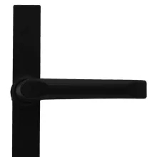 Felix szögletes Biztonsági Bejárati ajtókilincs 9005 Fekete 72mm PZ