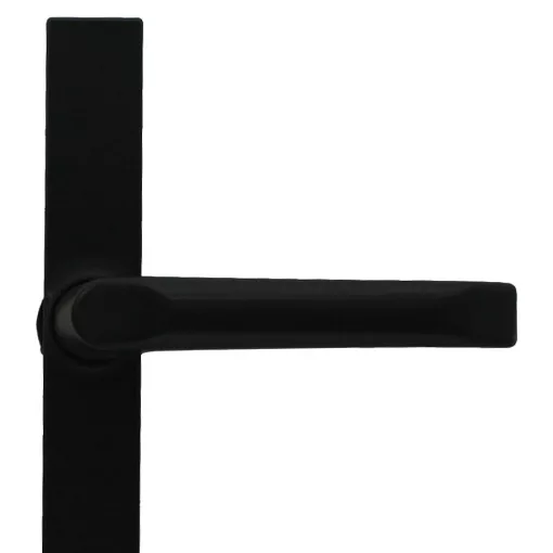Felix szögletes Biztonsági Bejárati ajtókilincs 9005 Fekete 72mm PZ