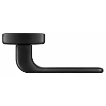 Soleno ajtókilincs pajzsos Fekete 90 mm BB
