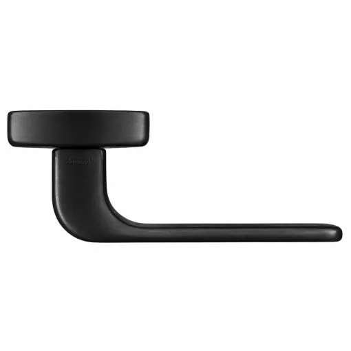 Soleno ajtókilincs pajzsos Fekete 90 mm BB