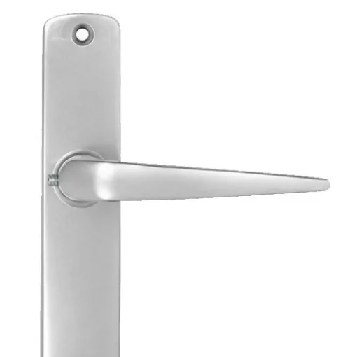 Alu 410 Pajzsos Ajtókilincs F1 Ezüst 90 mm BB