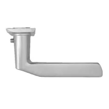 Alu 410 Pajzsos Ajtókilincs F1 Ezüst 90 mm BB