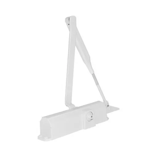 DORMA TS COMPACT karos ajtócsukó / ajtó behúzó 40-80 kg (fehér, teljes szett, normál karral)