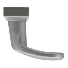 Felix szögletes Biztonsági Bejárati Gomb/ajtókilincs Silver Ezüst 72mm PZ