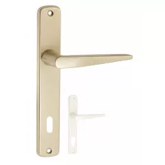 Alu 410 Pajzsos Ajtókilincs F2 Pezsgő 90 mm BB