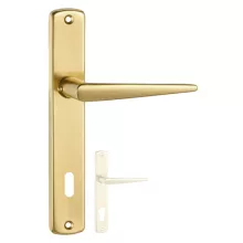 Alu 410 Pajzsos Ajtókilincs F3 Arany 90 mm BB