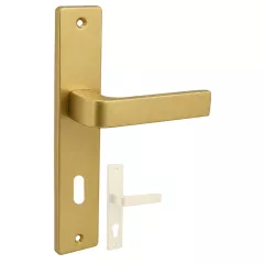 Soleno ajtókilincs pajzsos Arany 90 mm BB