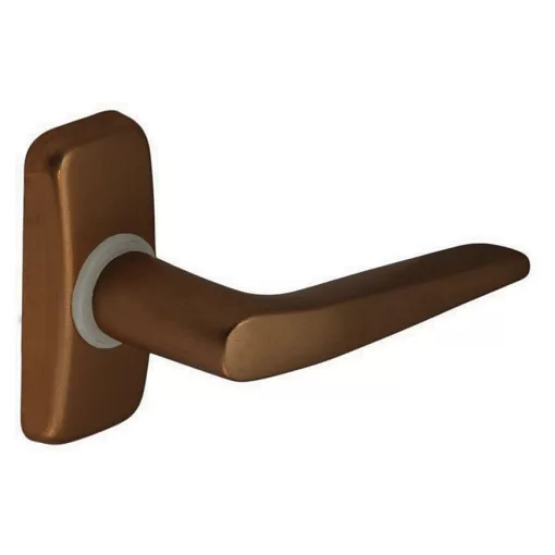 Alu 410 Ablakkilincs F4 Bronz "L" alakú