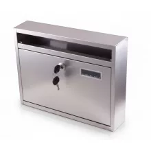 Lépcsőházi Postaláda Lefele Nyíló 350*270*60 Rozsdamentes