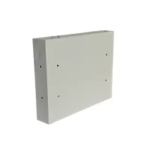 Lépcsőházi Postaláda (Rio)  350Mm X 270Mm X 60Mm  Lefele Nyíló Névjegy Szürke