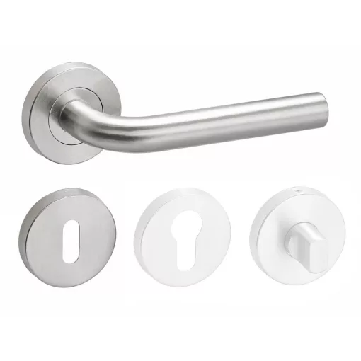 Lisa Din Fix Csapos Körrozettás Rozsdamentes Inox BB