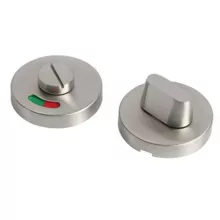 Alsó Rozetta Rozsdamentes Inox WC Takaró Kerek Szabad/Foglalt Jelzővel (indikátoros)