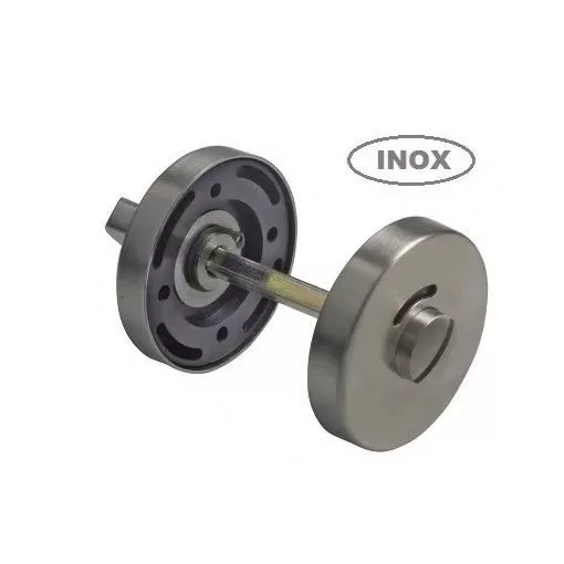 Alsó Rozetta Rozsdamentes Inox WC Takaró Kerek Szabad/Foglalt Jelzővel (indikátoros)