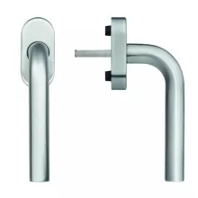LISA Rozsdamentes inox Nagyalakú Ablakfélkilincs Pozíciónáló Mechanikával