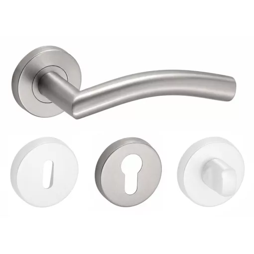 Alex Din Fix Csapos Körrozettás PZ Rozsdamentes Inox PZ