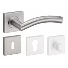 Alex Din Fix Csapos Négyzetrozettás Rozsdamentes Inox BB