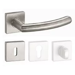 Gina Din Fix Csapos Négyzetrozettás Rozsdamentes Inox BB