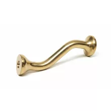 Ablakütköző 6,5 cm Réz ("S" alakú)