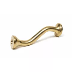 Ablakütköző 6,5 cm Réz ("S" alakú)