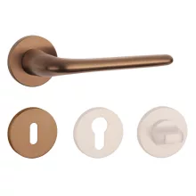 APRILE AZALIA Körrozettás R SLIM 7MM PN PVD - Vörösréz PVD bevonat BB