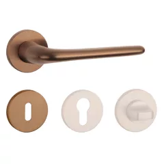   APRILE AZALIA Körrozettás R SLIM 7MM PN PVD - Vörösréz PVD bevonat BB