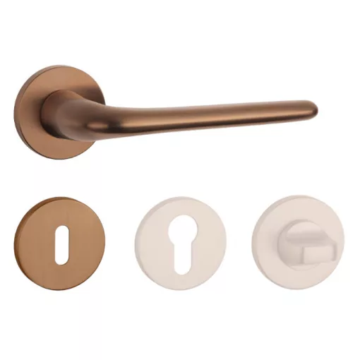 APRILE AZALIA Körrozettás R SLIM 7MM PN PVD - Vörösréz PVD bevonat BB