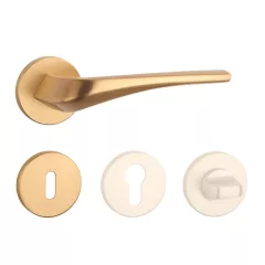   APRILE DALIA Körrozettás R SLIM 7MM KG - Szatén arany színű BB