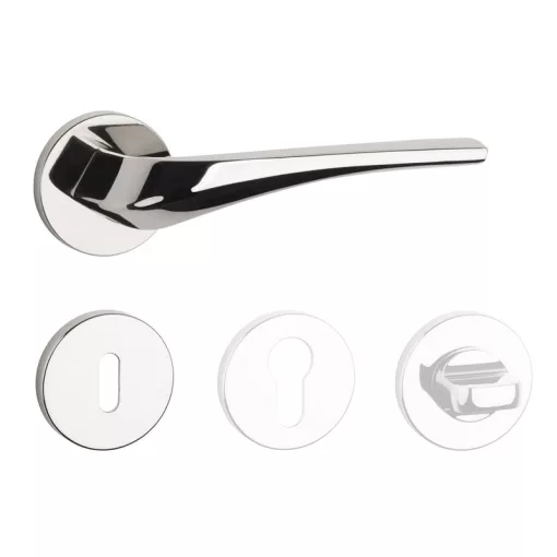 APRILE DALIA Körrozettás R SLIM 7MM LC - Fényes króm BB