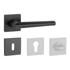   APRILE JASMINA Négyzetrozettás Négyzetrozettás Q SLIM 7MM BK - Fekete BB
