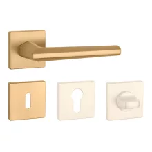 APRILE JASMINA Négyzetrozettás Q SLIM 7MM KG - Szatén arany színű BB