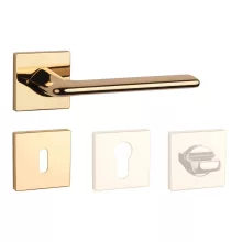 APRILE LILA Négyzetrozettás Q SLIM 7MM LG - Fényes arany színű BB
