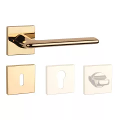   APRILE LILA Négyzetrozettás Q SLIM 7MM LG - Fényes arany színű BB